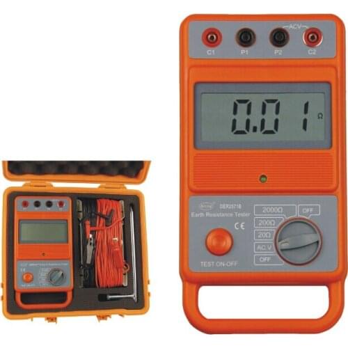 Fast arrival KD2571B 4 terminals earth resistance tester soil resistivity Meter