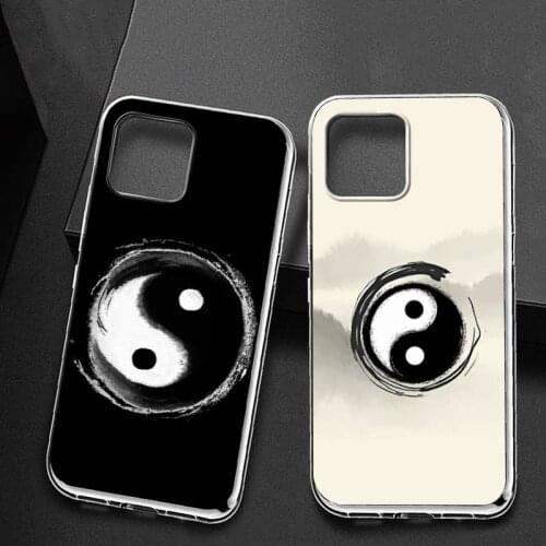 Eight Diagrams Taiji Yin Yang Unique Design Phone Case for iPhone 11 12 pro XS MAX Mini 8 7 6 6S Plus X 5S SE 2020 XR