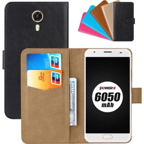 Luxury Wallet Case For Ulefone Power 2 PU Leather Retro Flip Cover Magnetic Fashion Cases Strap