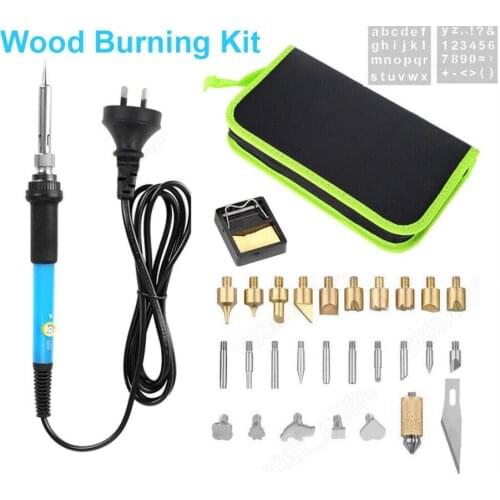 Carving electric iron 60w adjustable internal heat carving knife brush carving