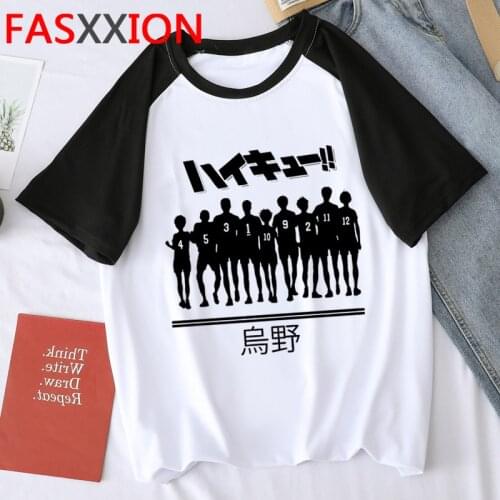 Haikyuu t-shirt men aesthetic white t shirt ulzzang t-shirt tshirt graphic tees women
