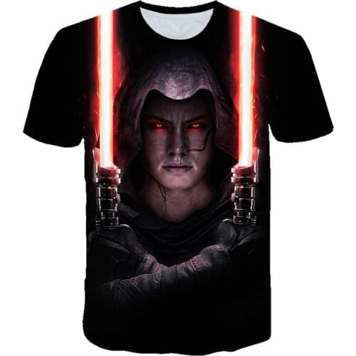 2021 Star Wars The Rise Of Skywalker Men Women Children 3D T Shirt Summer Casual Boys Girls Kids Fashion Short Sleeve Cool Tee