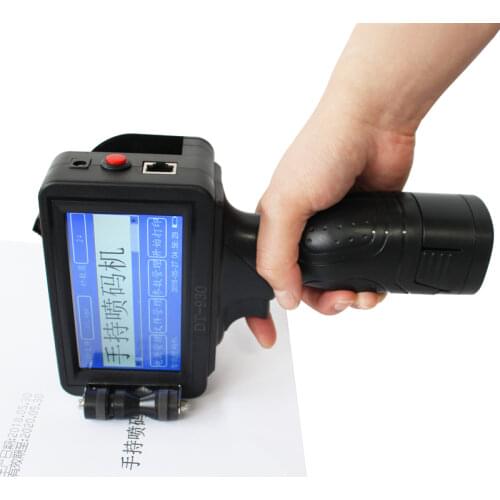 Hot selling 2020 new handjet portable printer Manual Logo Batch Expiry Date handheld inkjet printer Coding Machine
