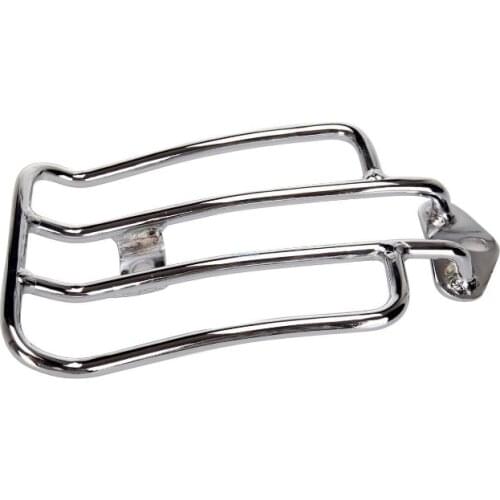 Chrome Rear Luggage Rack Solo Seat For Harley Davidson Sportster 883N 1200 XL 2004-2015