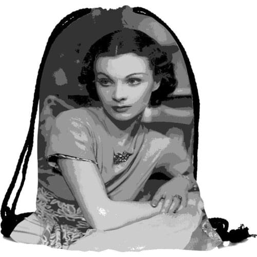 Custom Vivien Leigh Backpack Drawstring Bag Travel Beach School Bag Multi-function Backpack Printing