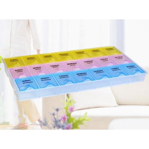 5pcs One week pill box / jewelry box / plastic small lattice / storage box tool accessories building block