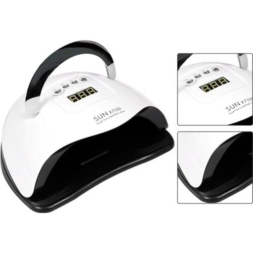 180W Nail Lamp SUN X7 MAX 57LED UV Lamp Phototherapy Nail Polish Dryer Lamp Auto Professional Lamp for Manicure