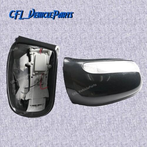 Left Right Front Door Mirror Housing Cover Turn Signal Light 2208100164 2208100264 For Mercedes S430 S500 CL500 2000-2003