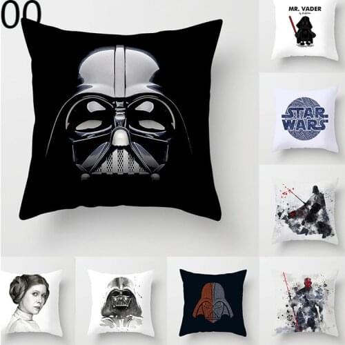 Star Wars Anime Figure Linen Hugging Pillow Cover Anime Throw Pillow Customized Cushion Lumbar Pad Pillowcase Creative Present