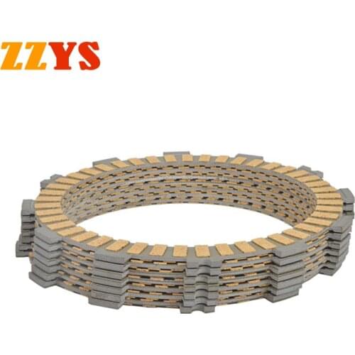 Motorcycle Paper Based Clutch Friction Disc Plate Kit For Suzuki DL650 V-Strom DL 650 WVB1 2004-2011 DL650A V-Strom 650 2012-15