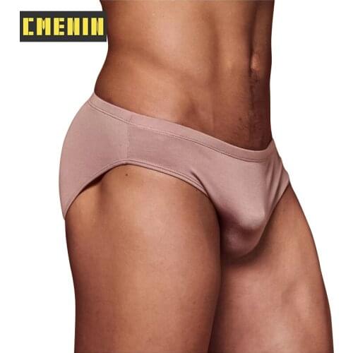 CMENIN Modal Low Waist Gay Sexy Mens Panties Briefs Men Underpants Sissy Slip Jockstrap Men Underwear Man Sexi AD315