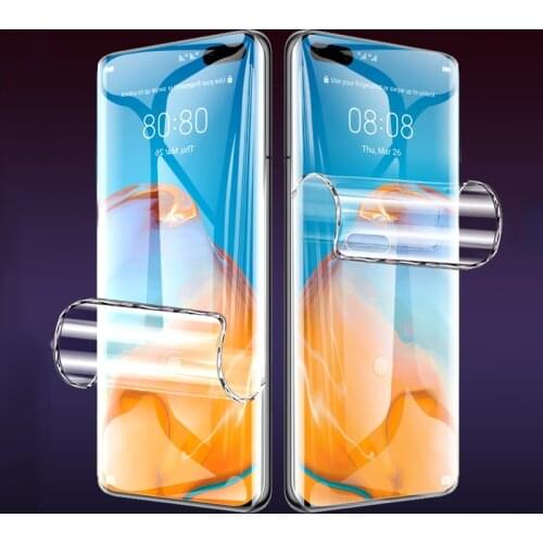 Soft Hydrogel Film Screen Protector For Huawei P40 Pro P30 Lite P30 Pro Full Cover Protective Film HD Transparent Not glass