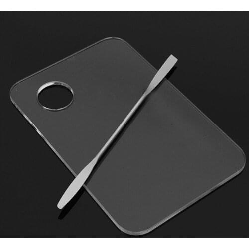 New Arrival Makeup palette makeup tool clear acrylic foundation eyeshadow nail polish mixing palette