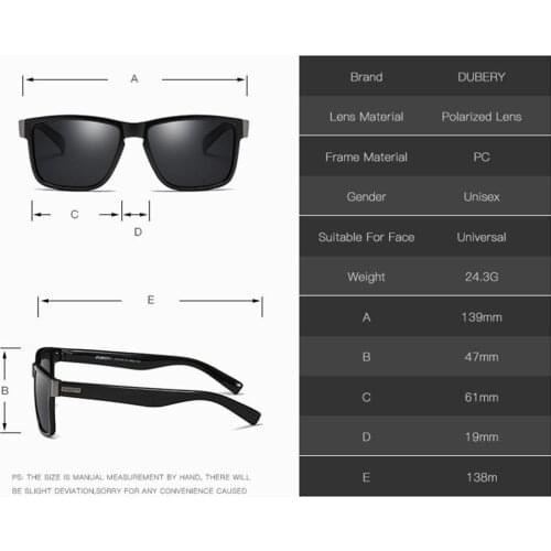 Brand Design Square Mirror Summer Polarized Sunglasses Men Driver Shades Coating Fashion Square Male Summer UV400 Oculos