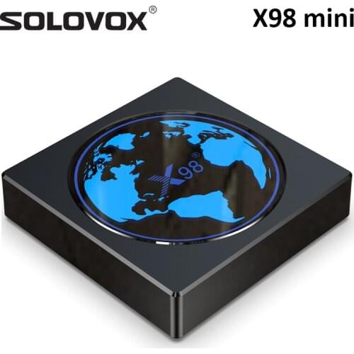 SOLOVOX X98mini Android 11 Amlogic S905W2 Smart TV BOX X98 Mini Support AV1 WiFi BT5.0 Youtube Media Player X96 Set Top Box