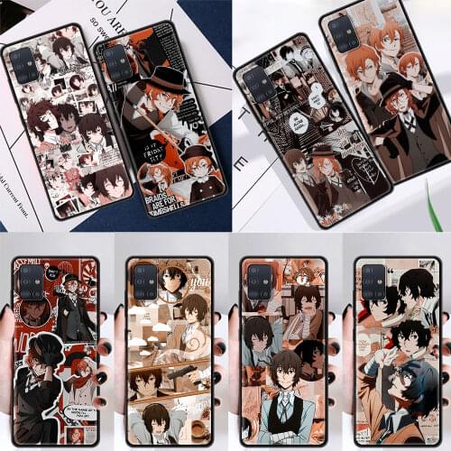 Silicone Case Funda For Samsung Galaxy A51 A71 A50 A21s A70 A10 A20e A30 A40 A31 A41 A11 A12 Bungo Stray Dog Anime Cover Coque
