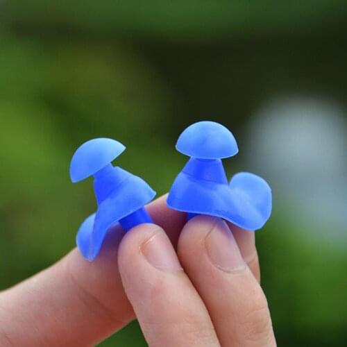 1 pair Soft Silicone Ear Plugs Reusable Environmental Waterproof Dust Proof Sports Swimming Ear Plugs Water Diving Accessories