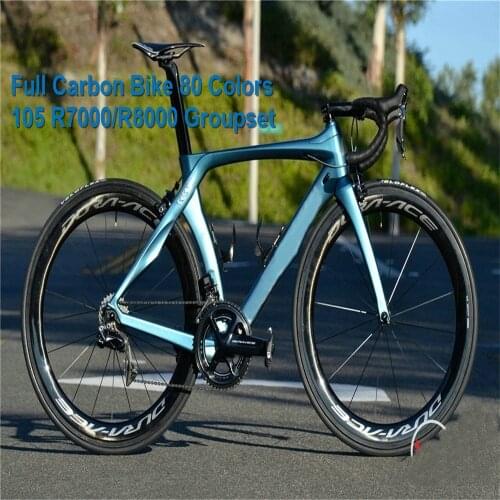 32 colors Sale RB1K THE ONE Road Carbon Complete Bike rim brake with 105 R7000 groupset 50mm Carbon Wheelset