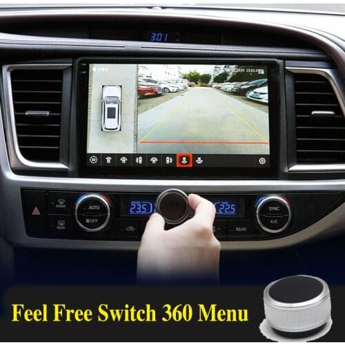 360 BirdView Panorama Front/Left Side/Right Side/Rear View Camera Car Driving Recorder Night Vision System 3D HD High Definition