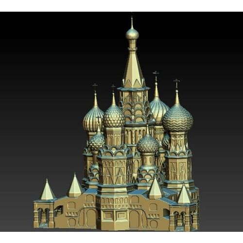 3D model for cnc or 3D printers in STL file format Cathedral