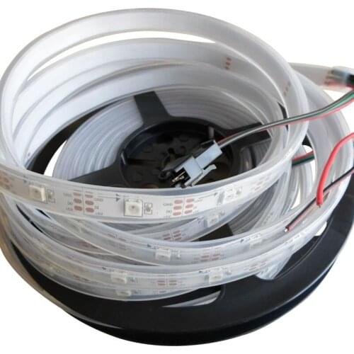 5mX digital addressable SK6812 RGB 72pixels/m magic LED strip DC5V programmable 5050SMD RGB strip free shipping