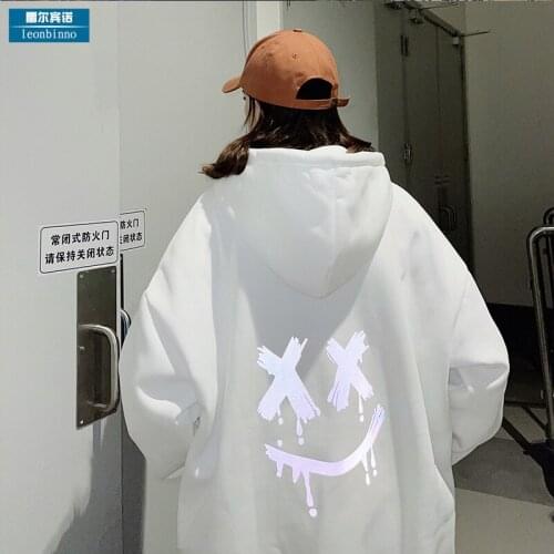 #7085 White Black Gray Pink Hoodies Sweatshirt Tops Pullovers Casual Loose Big Size Streetwear Fashion Tracksuit Women Coat