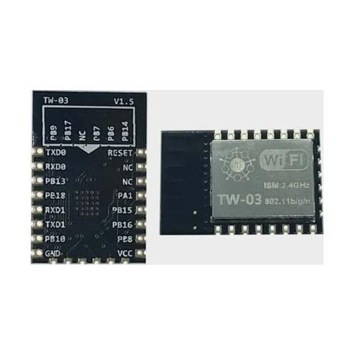 8Mbit Flash Cortex-M3 80MHz IoT wifi module compatible ESP-12F supports serial port transparent transmission SPI transmission
