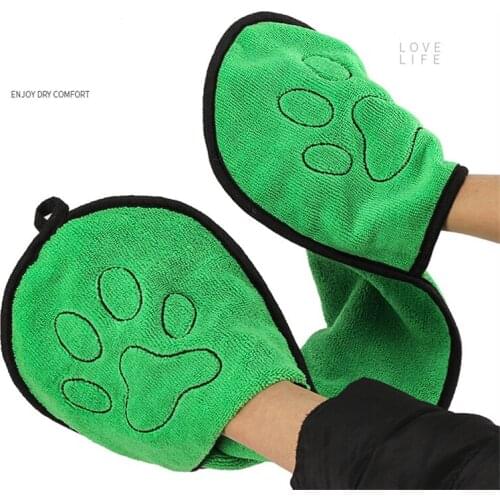 Pets Dog Bath Towels Perros for Dogs Cat Puppy Microfiber Super Absorbent Pet Drying Towel Blanket with Pocket Cleaning Supply