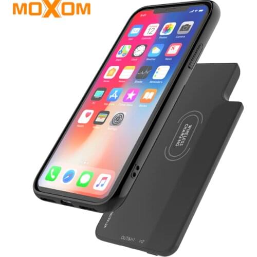 MOXOM Wireless Charger QC 3.0 Fast Charger 10W Input USB Charger Adapter Mobile Phone Charger For iPhone, Xiaomi, Huawei