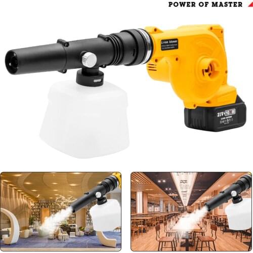 3 In 1 Cordless Electric Air Blower Vacuum Cleannig Blower Blowing Sprayer & Suction Leaf Dust Collector Sweeper Garden Tools