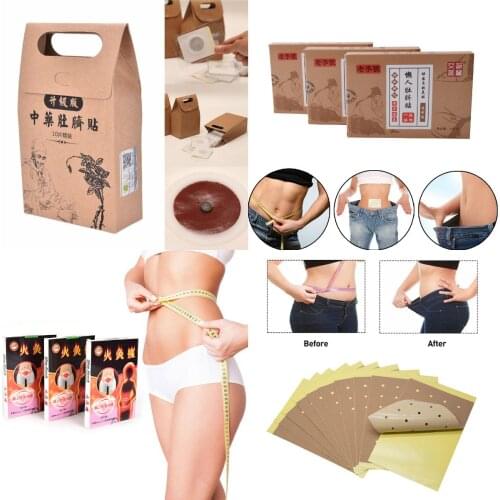 Dropshipping 10PC/5PC Slimming Lose Weight Navel Sticker Burn Fat Anti Cellulite Body Shaping Paste Waist Weight Lose Slim Patch