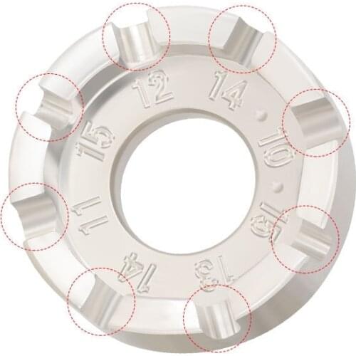 TOOPRE Mountain Bike 8 Way Spoke Wrench Cycling Wheel Rim Adjuster Spanner Iamok Bicycle Repair Tools