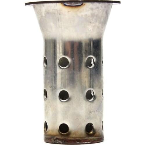 Stainless Steel Horn Muffler Quiet Flow Muffler Motorcycles Exhaust Muffler