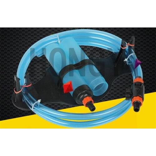 HONGYI 1 piece fish tank gravel cleaner water changer sand washing machine siphon aquarium cleaning tools with switch