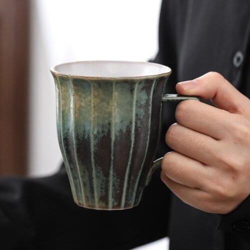 Ceramic Mug Nordic Fresh Mouth Cup Ins Wind Cup Simple Creative Office Household Cup Travel Mug Funny Mugs Cute Cup Coffe Mug