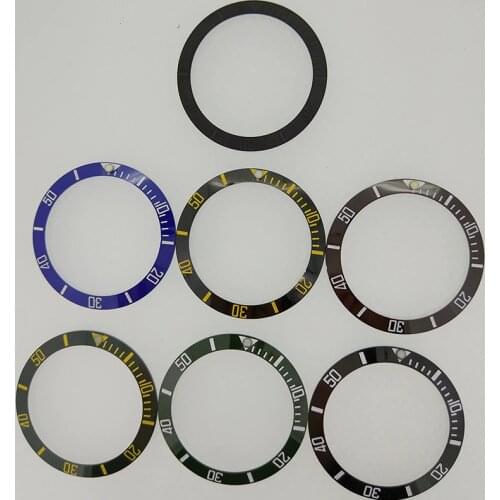 38mm Ceramic Bezel Insert for 40mm Mens Watch Model PA2105 Parnis Original Ceramic Bezel Insert for 40mm Automatic Watch