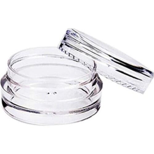 Cosmetic Jar 5g Empty Makeup Bottle Plastic Cosmetic Jar Transparent Bottles Eyeshadow Cream Lip Balm Container