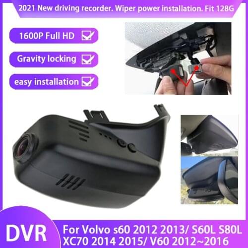 Easy Installation Car DVR Wifi Dash Camera Video Recorder camera For Volvo s60 2012 2013/S60L S80L XC70 2014 2015/ V60 2012~2016