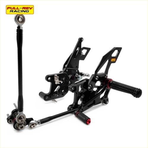 Motorcycle Rearset Footpegs Full Rev Racing For HONDA CBR600RR 2007-2014 REARSETS