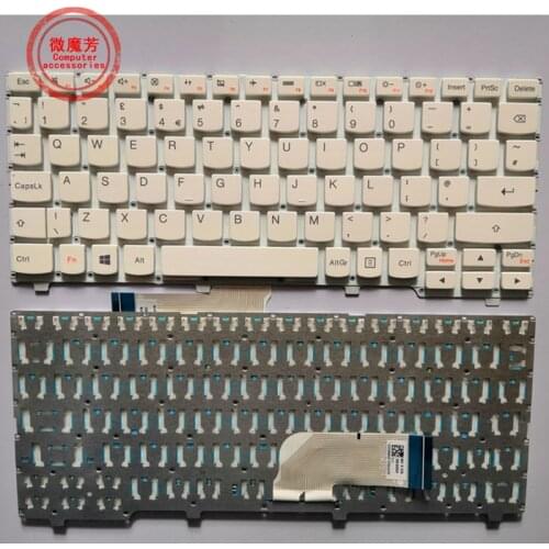 New UK English keyboard For Lenovo ideapad 100S 100S-11IBY laptop keyboard white