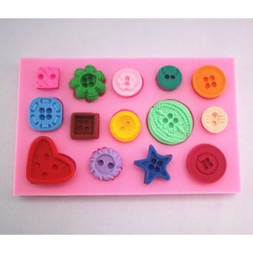 Food use grade sugarcraft craft assorted NOVELTY BUTTONs Candy cupcake