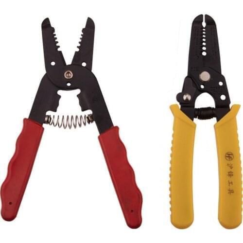 Pliers Multi-function Cable Stripping Clamp Tools 7 In 1 Portable Wire Stripper Pliers Crimper Cable Stripping Crimping Cutter