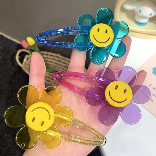 Sunflower Candy Color BB Alligator Clip Hairpins For Women Hair Clips Hair Accessories Hairpin Hairgirps Barrette