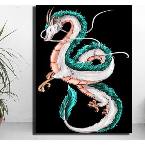 Full Square Diamond Mosaic Anime dragon DIY Diamond Painting Cross Stitch Handicrafts Needlework Rhinestone Pictures decor