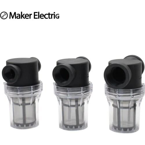 Transparent 40 & 100 Mesh filtration Water Filter with 1‘’ 3/4‘’ 1/2‘’ size Barbed Agriculture Tools Garden Irrigation Filter