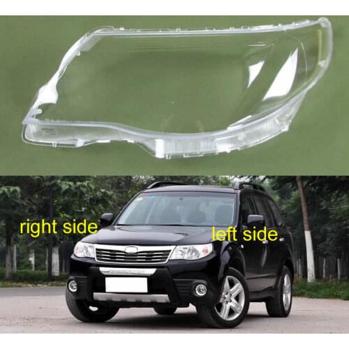 For Subaru Forester 2009 2010 2011 2012 Headlamp Cover Lamp Shell Transparent Lampshade Headlight Cover Lens Glass Shell