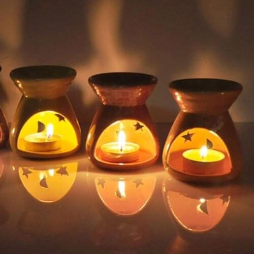 Romantic Oil Fragrance Oils Aromatherapy tealight Candle Holders Simmering Granule Ceramic Tools B88