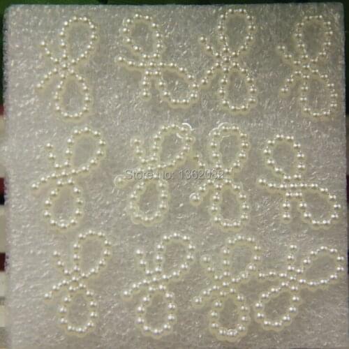 Hot Sale Lot 6pairs Lovely Imitation Pearl Bow Knot Earrings Girl Womens White Bowknot Ear Stud Christmas Gift ME58