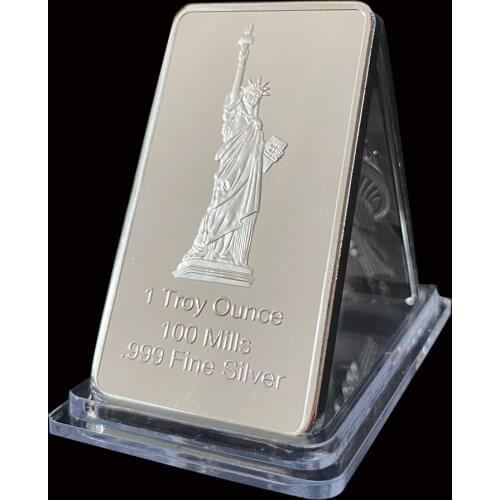 United States Liberty Silver 999 Eagle Bar/Coins 1 Troy Ounce 100 Mills