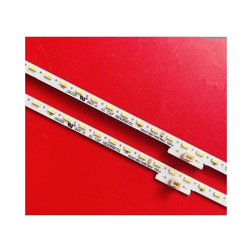 2PC 60LEDS 466MM New Led Strip For His ense TV RSAG7.820.6185 RSAG7.820.6776 HE426HU-B51 For LED43K5500Y LED43K5500U LED43EC660U